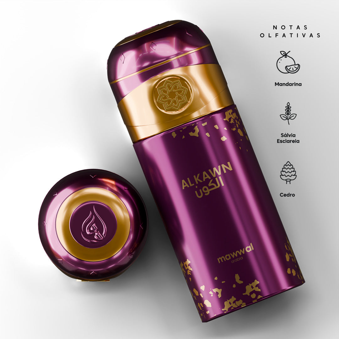 Kit unisex Alkawn Mawwal Arabia: perfume, crema hidratante corporal y spray