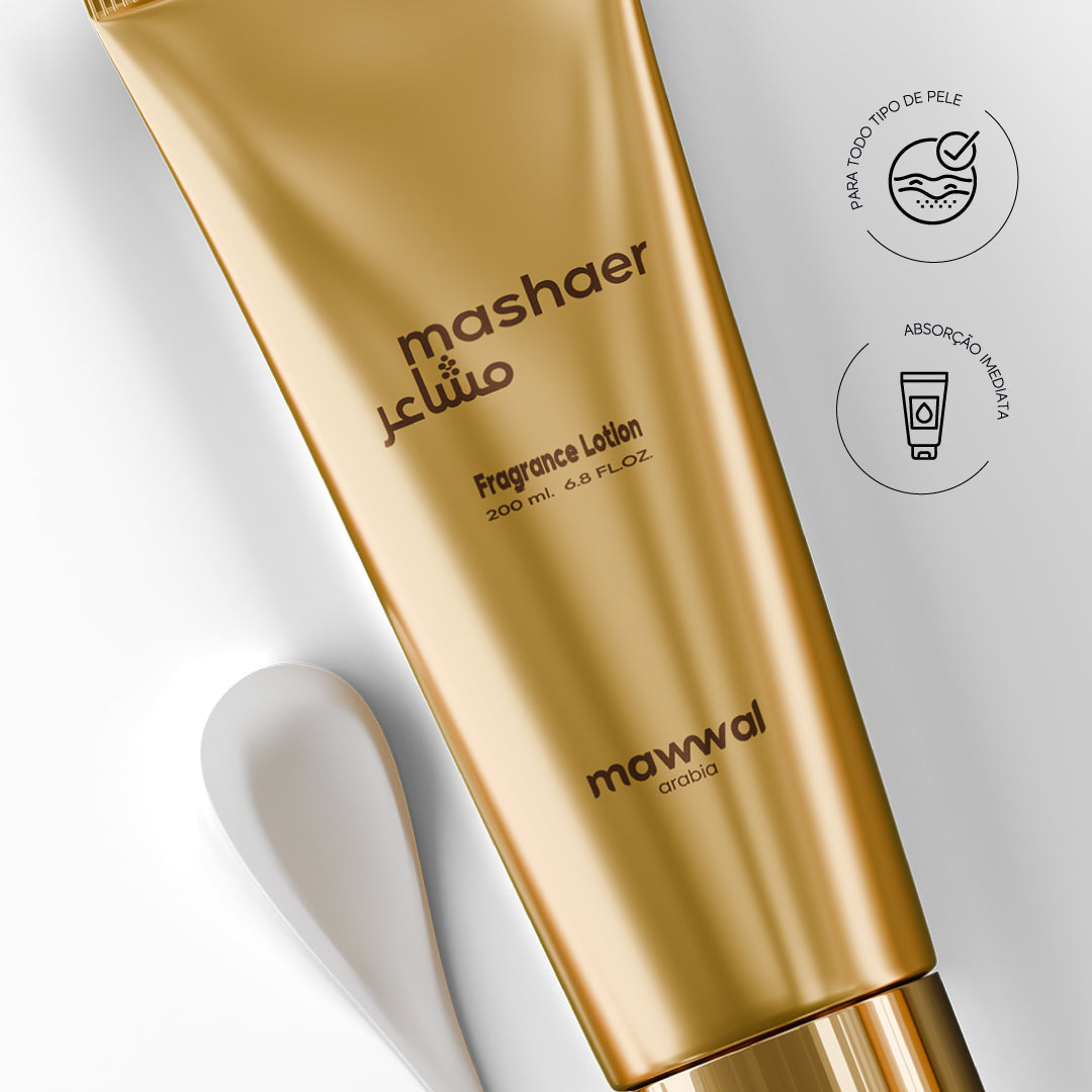 Kit para mujer Mashaer Mawwal Arabia - Hidratante corporal y spray