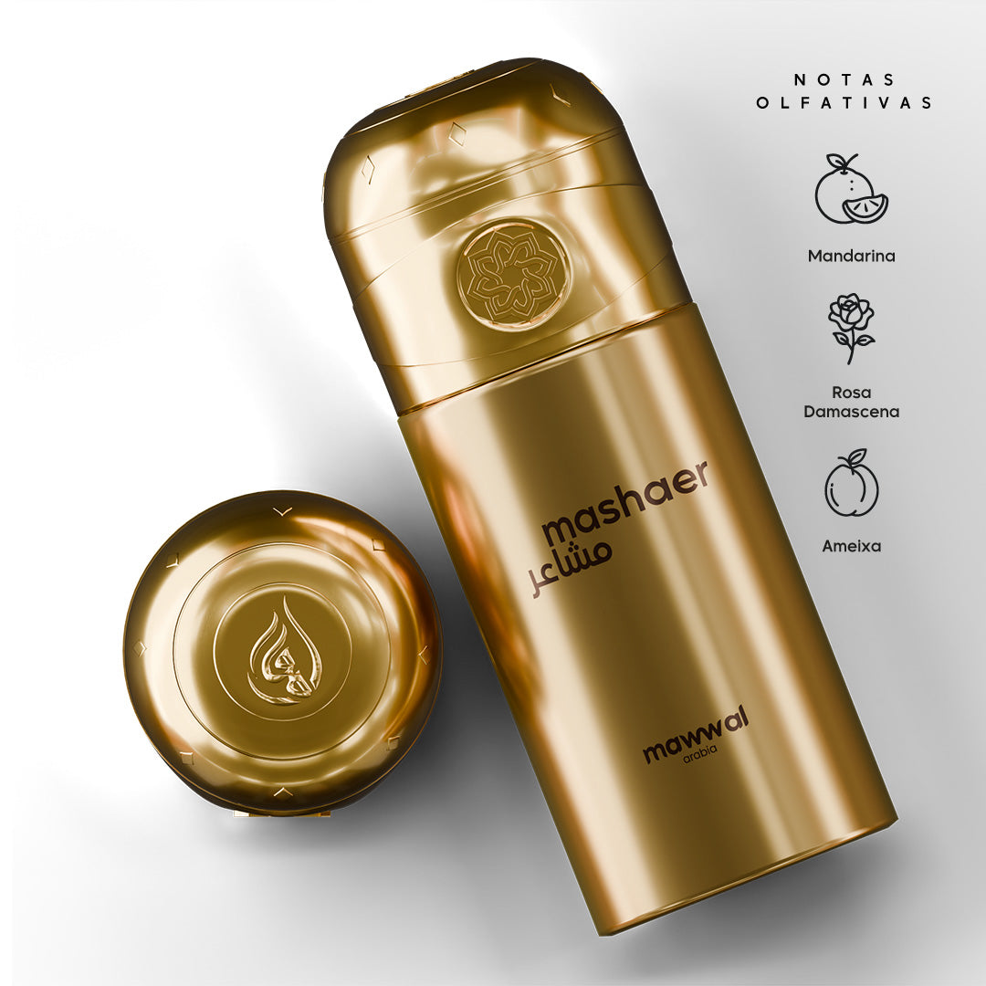 Kit para mujer Mashaer Mawwal Arabia - Hidratante corporal y spray