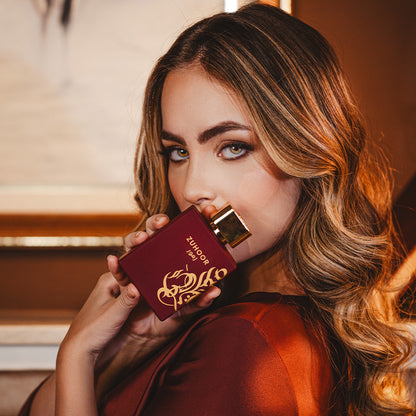 Kit para mujer Zuhoor Mawwal Arabia: perfume, loción corporal y spray