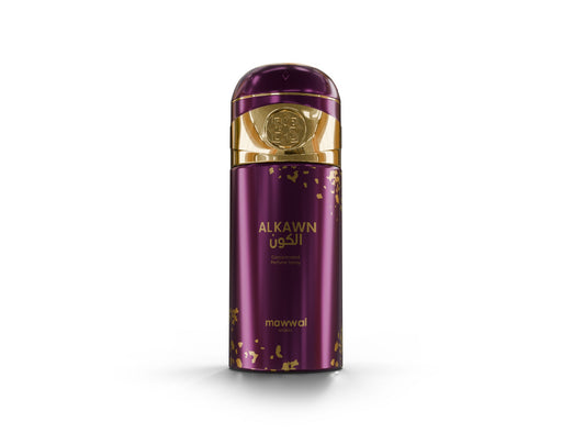 Perfume unisex en aerosol Mawwal Universe Alkawn de 250 ml