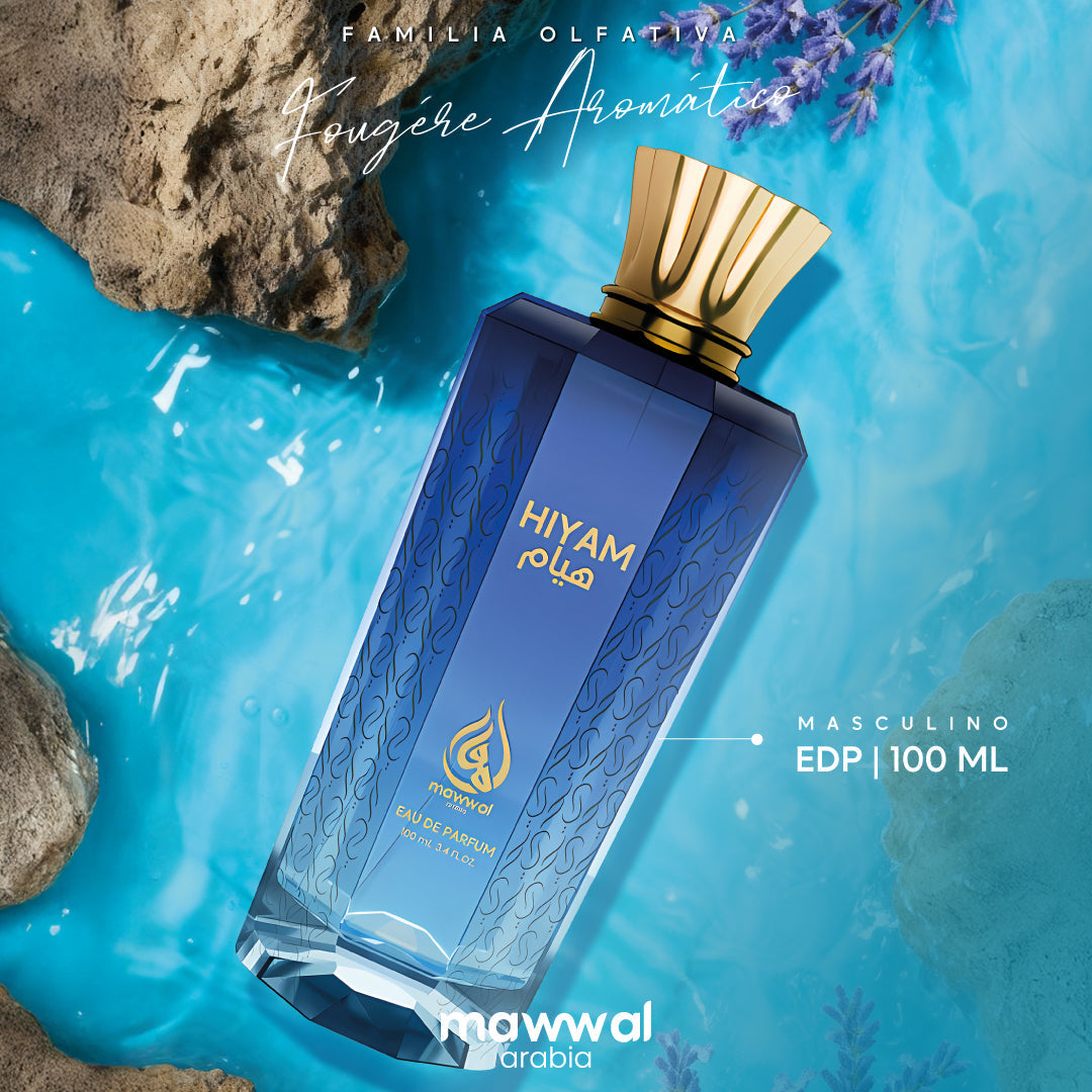 Kit para hombre Hiyam Mawwal Arabia: perfume, loción corporal y spray