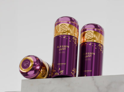 Perfume unisex en aerosol Mawwal Universe Alkawn de 250 ml